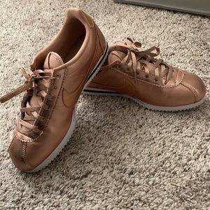 Rose Gold Nike Cortez